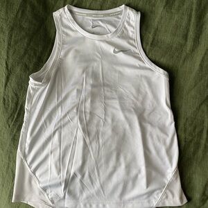 Nike White Athletic Tank